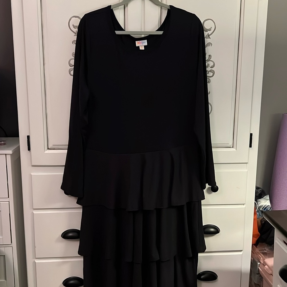 Black LuLaRoe Georgia dress